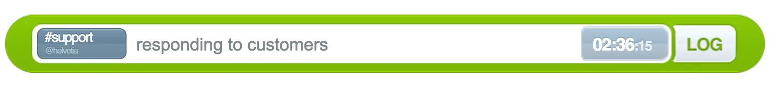 MinuteDock time tracking interface