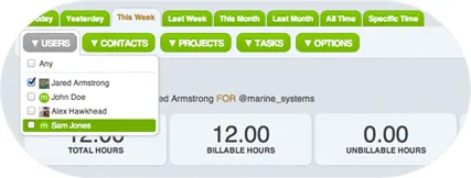 MinuteDock reporting dashboard
